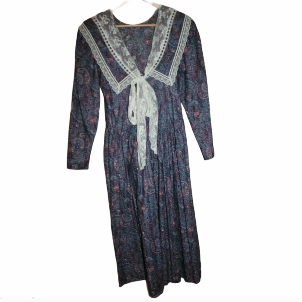 - Gunne Sax Vintage Dress lace - Picture 2 of 7